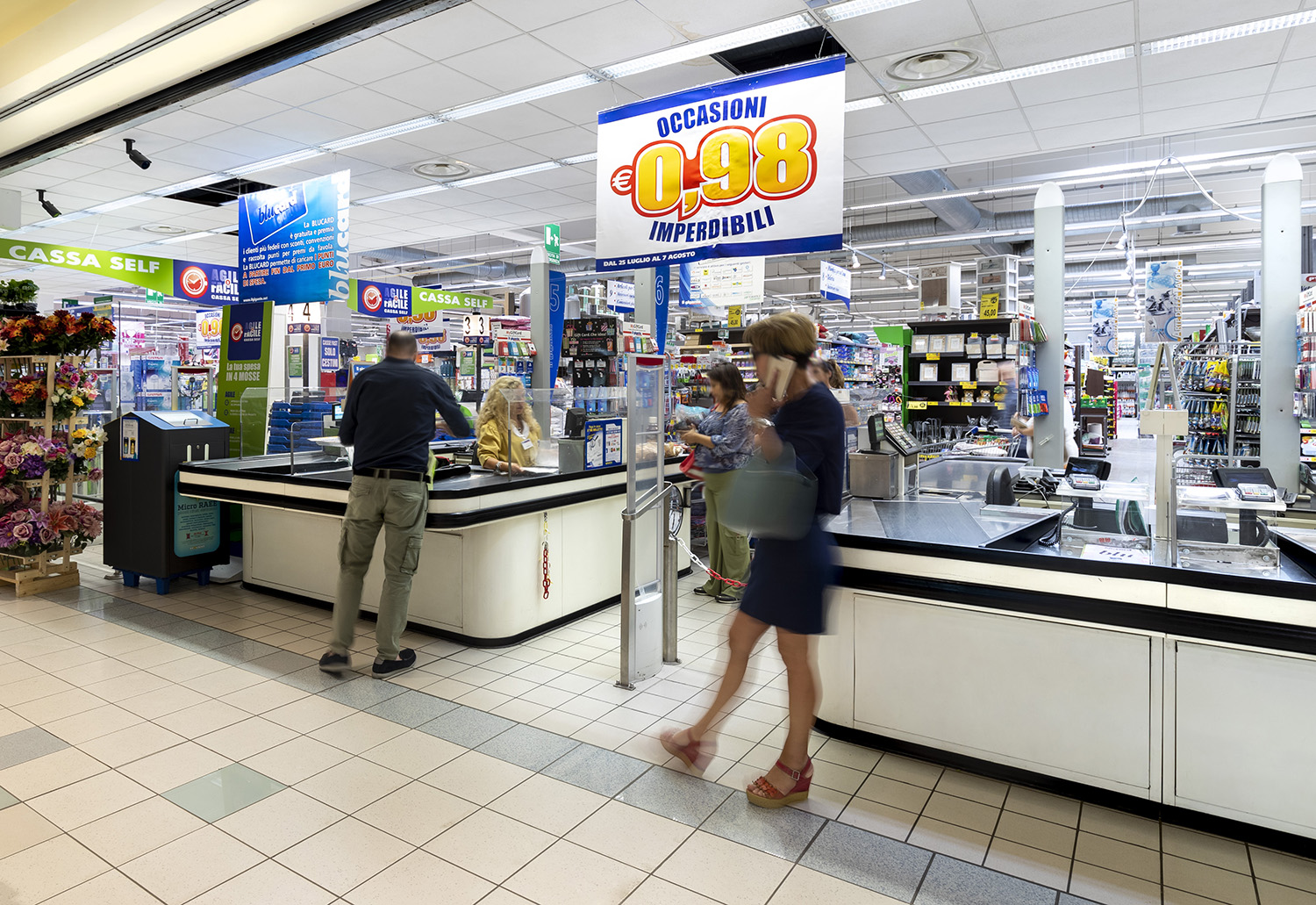 il gigante centri commerciali rottofreno casse supermercato