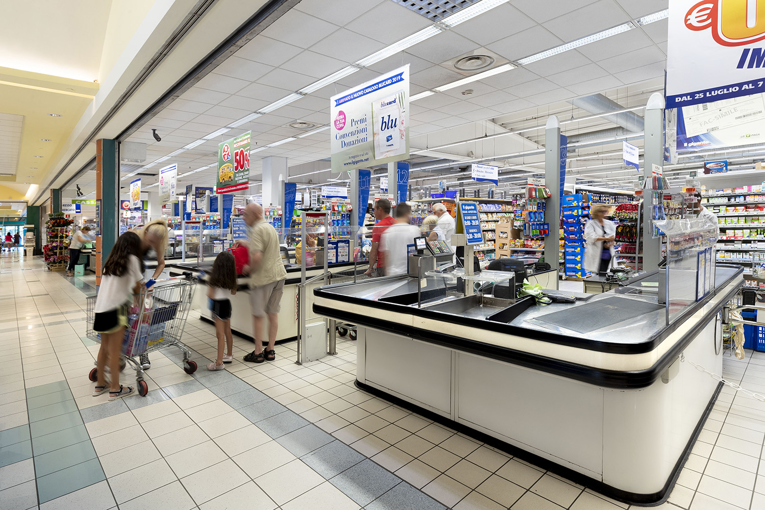 il gigante centri commerciali rottofreno casse supermercato