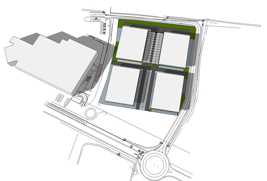 Mappa terreno Castano Primo Il Gigante Centri Commerciali