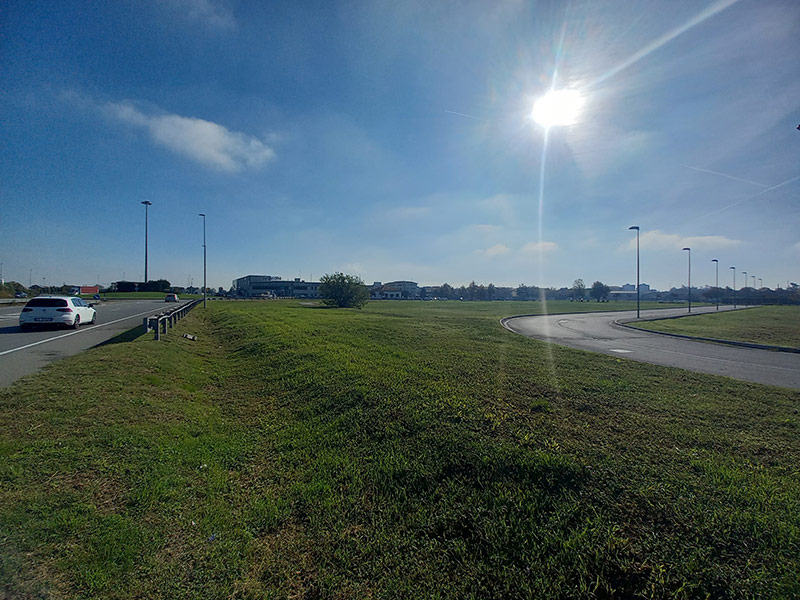 Vista terreno Centri Commerciali Il Gigante a Trecate