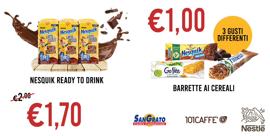 il gigante san grato coupon 101Caffé Nesquik