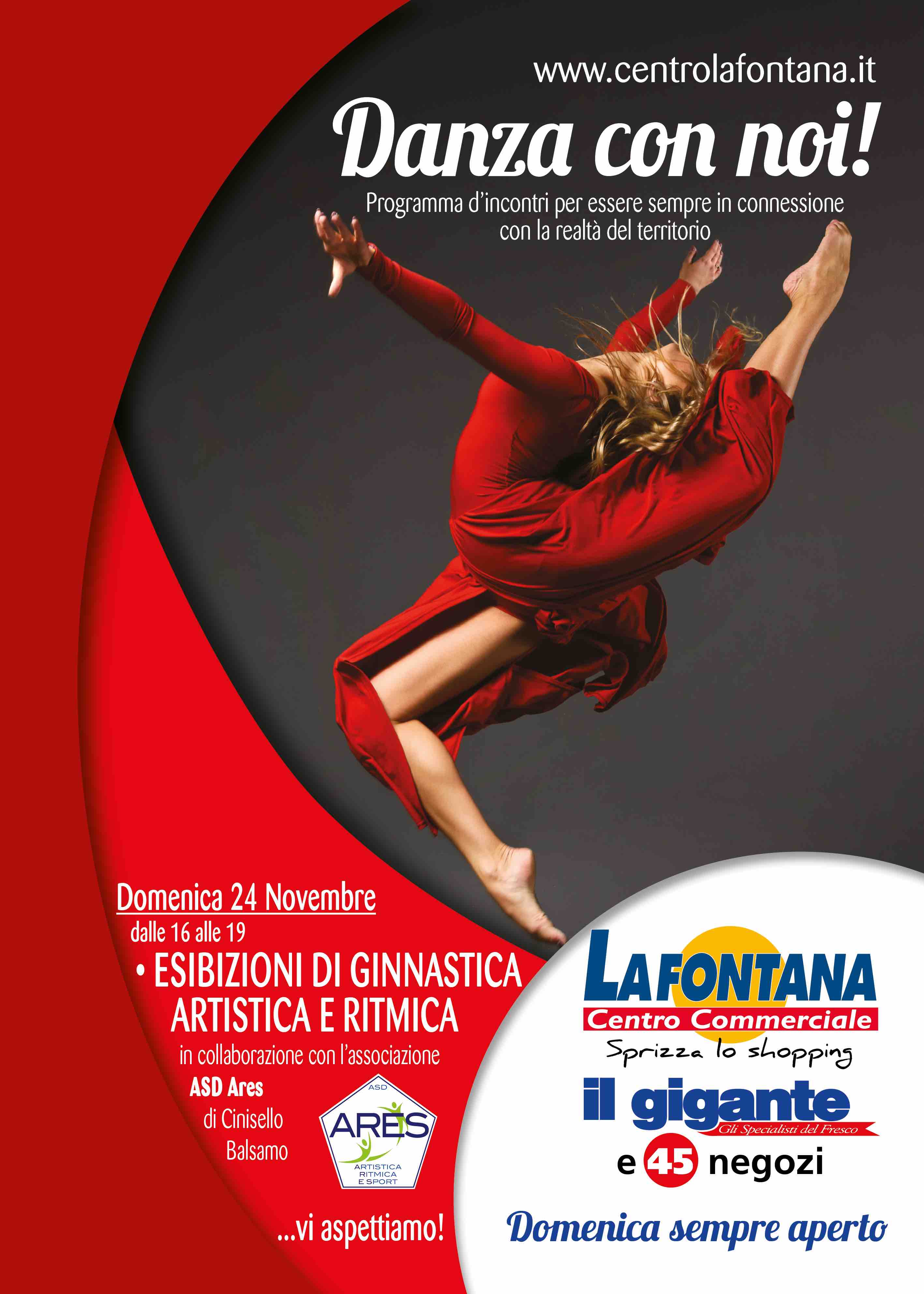 evento danza il gigante centri commerciali la fontana