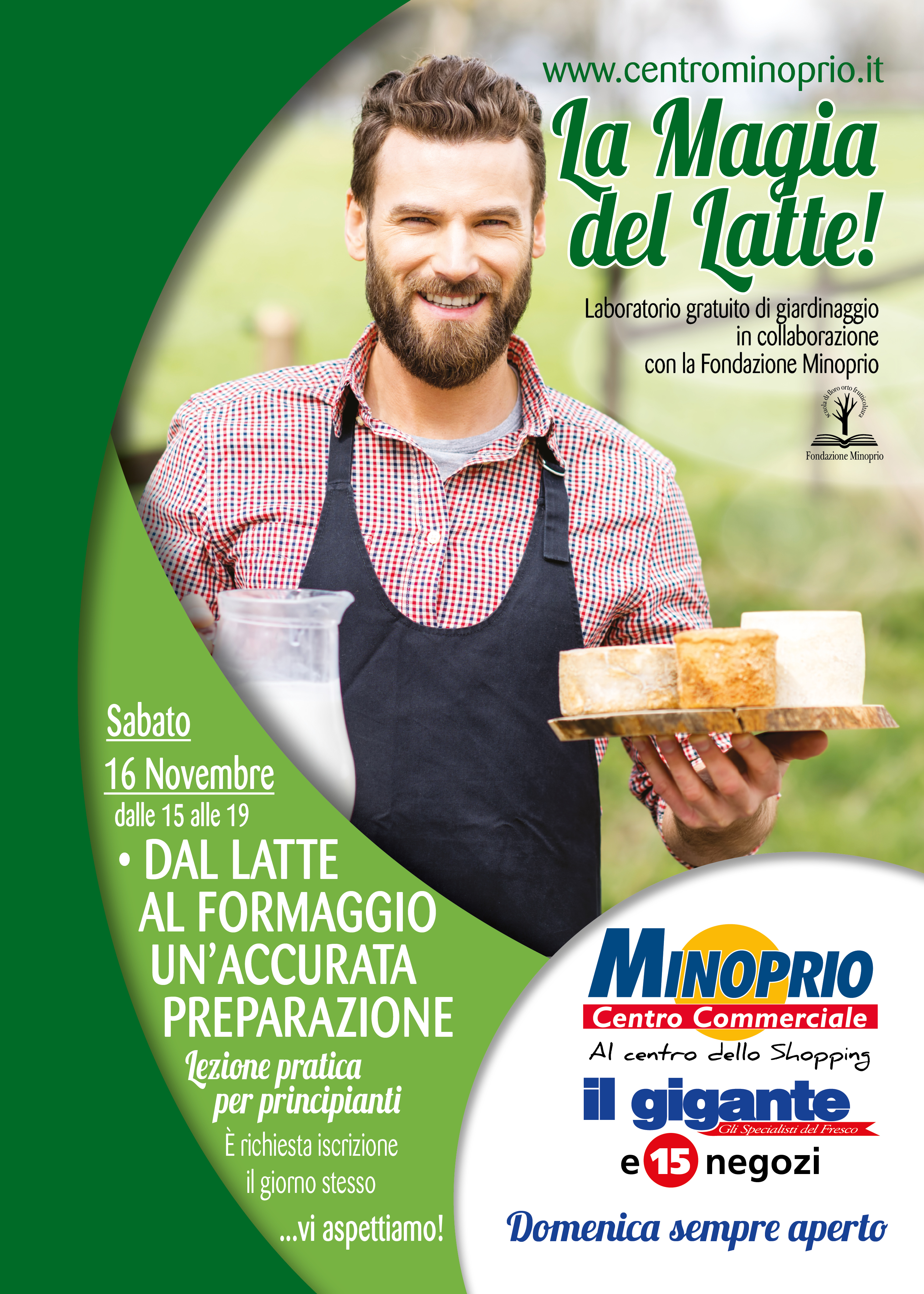 centro commerciale il gigante minoprio evento formaggio