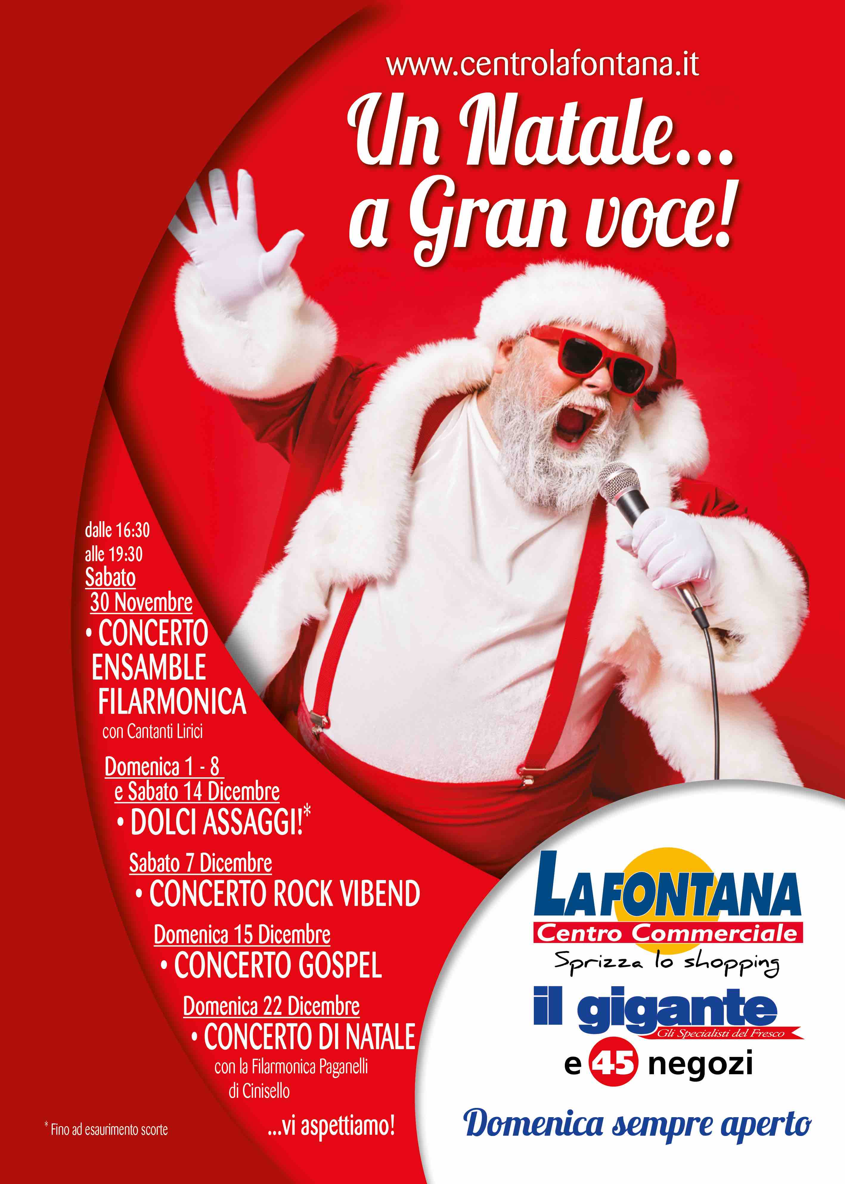 il gigante la fontana eventi natale