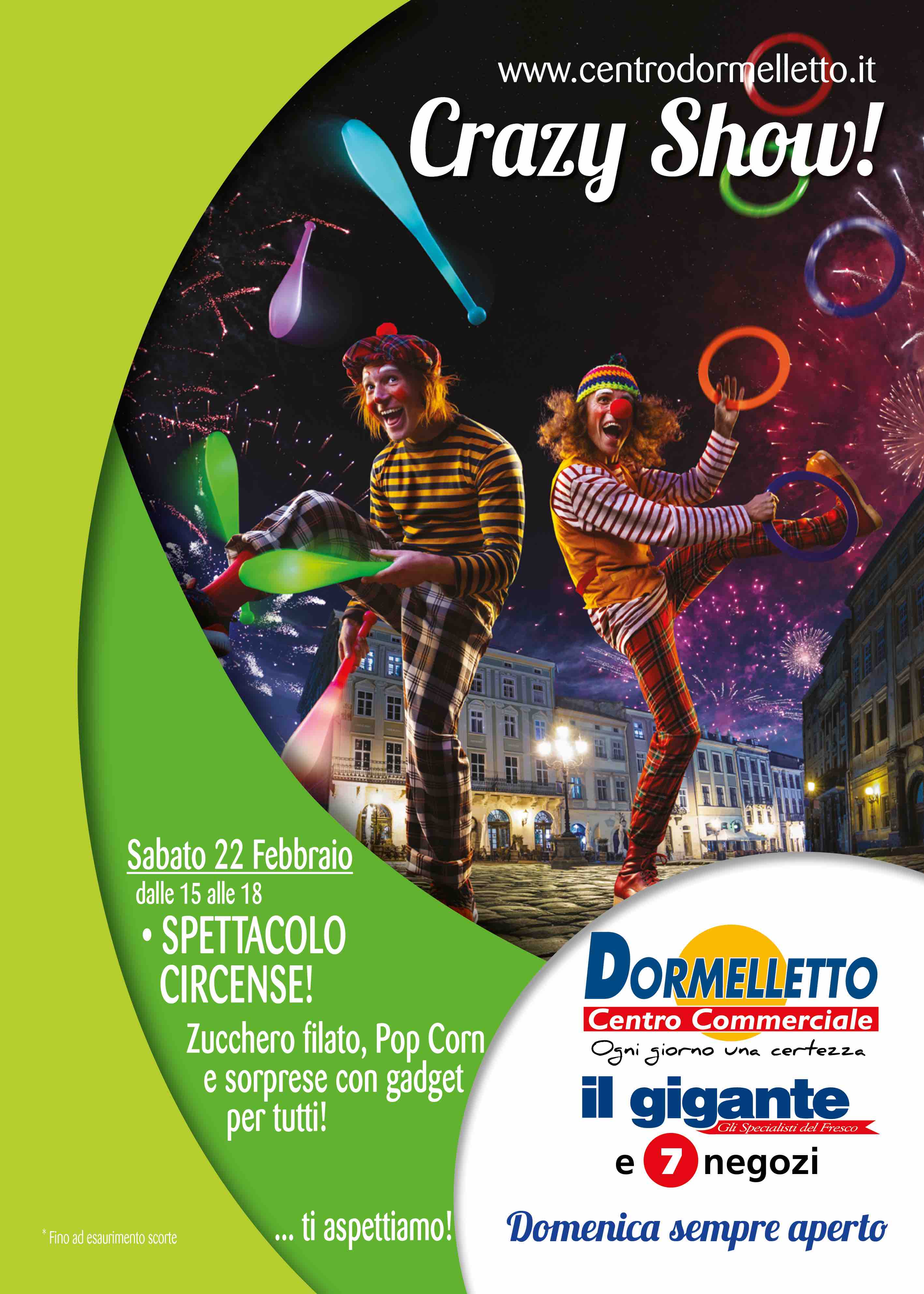 il gigante centri commerciali dormelletto carnevale