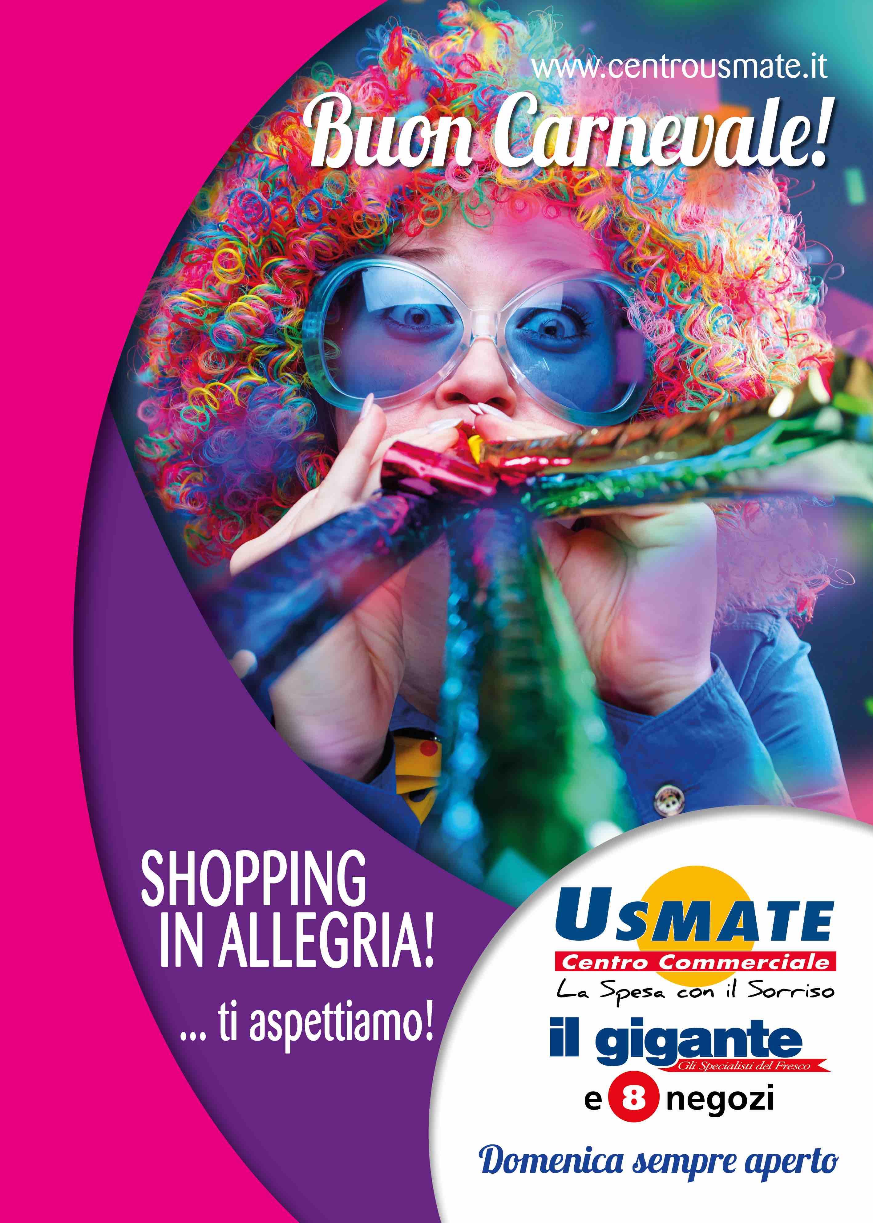 il gigante centri commerciali usmate carnevale