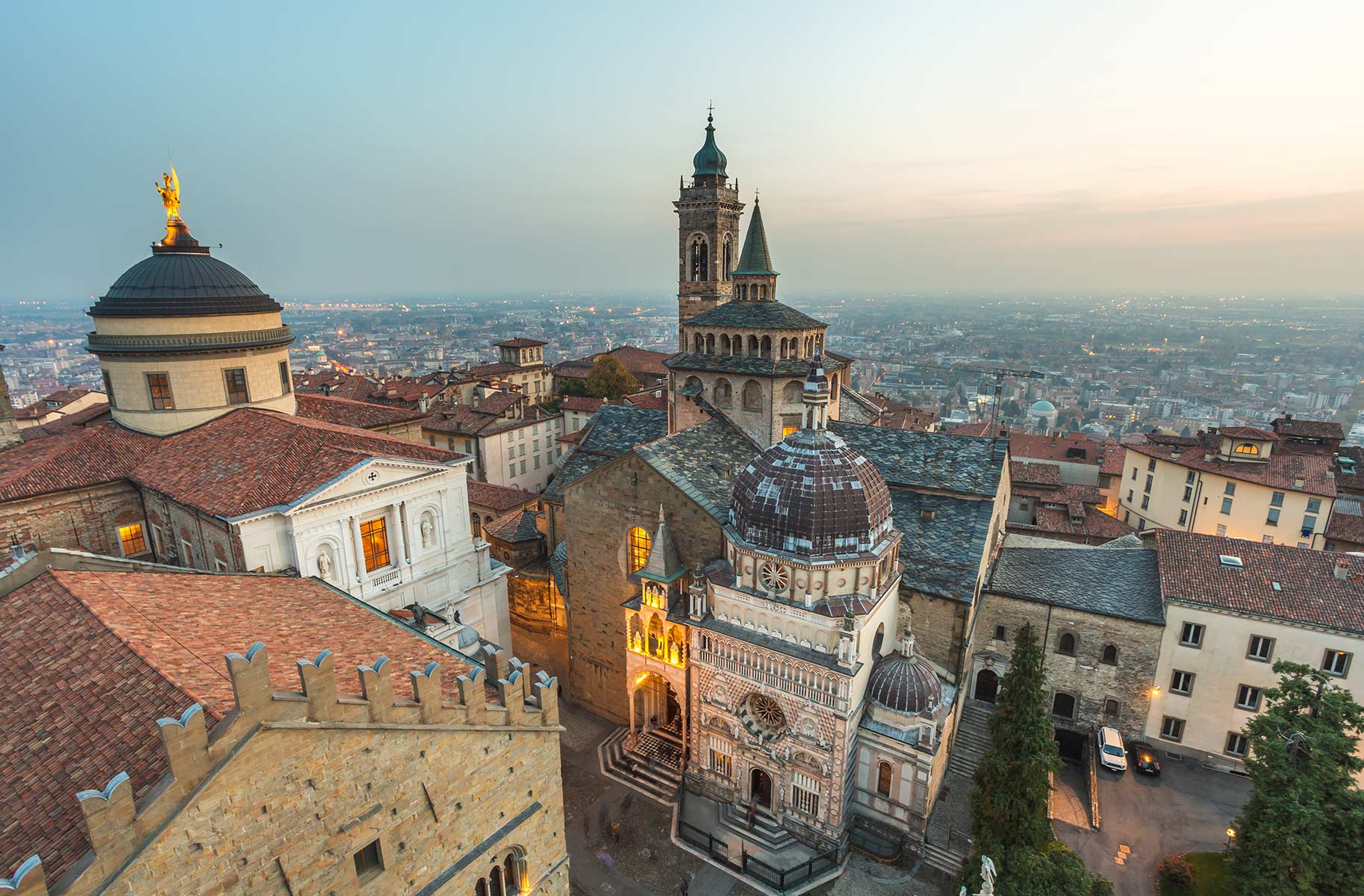 Il Gigante centri commerciali panorama di Bergamo