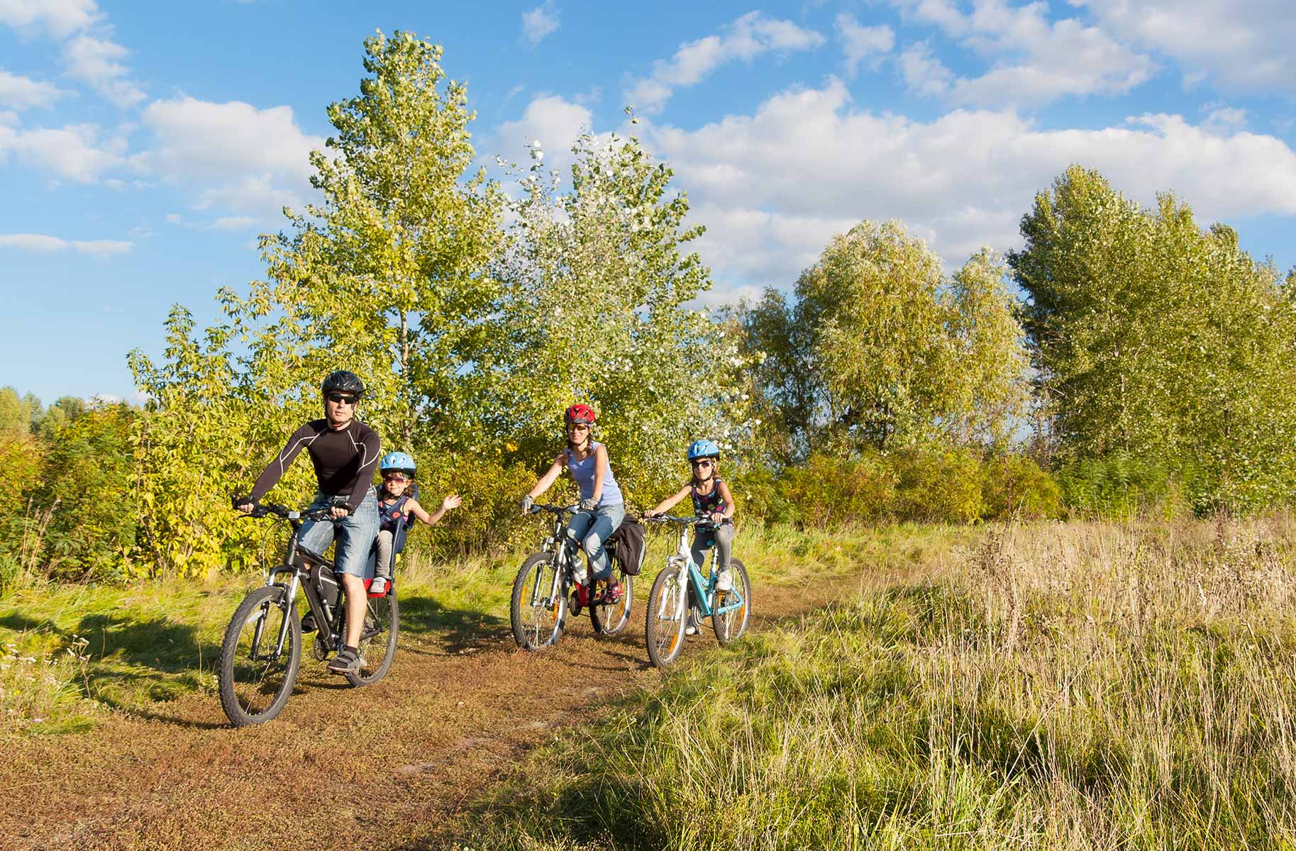 il gigante centri commerciali vacanze in bicicletta con i bambini