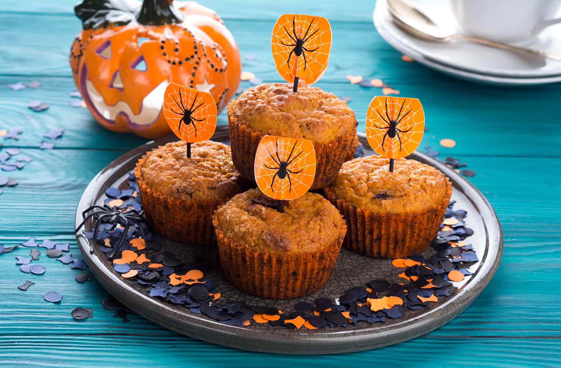 il gigante centri commerciali muffin alla zucca halloween