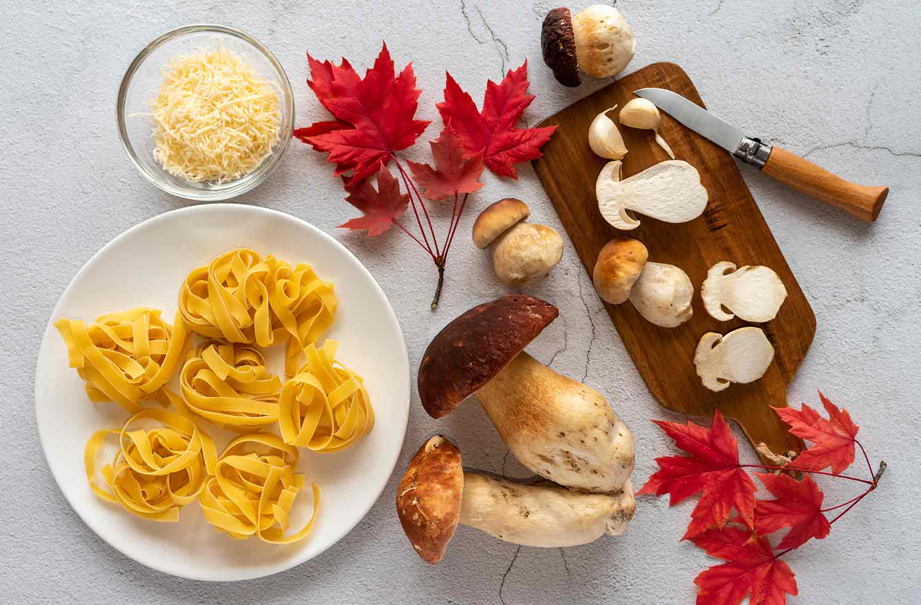 il gigante centri commerciali ricetta tagliatelle funghi