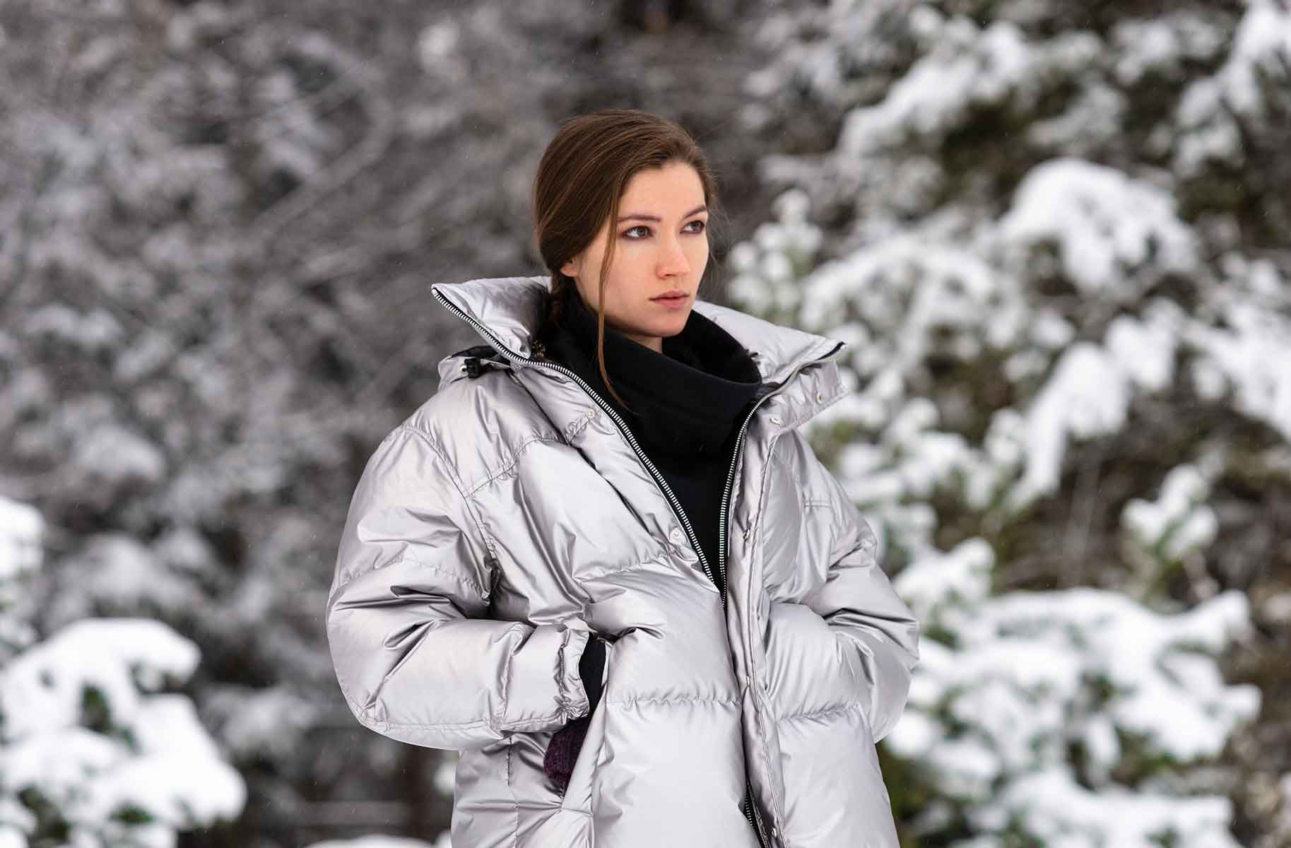 il gigante centri commerciali cappotti donna piumini metallizzati