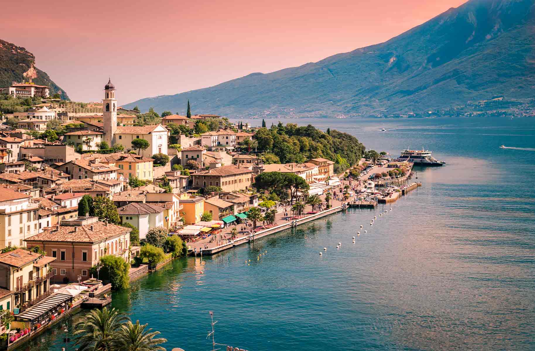 Limone su Garda sul lago di Garda