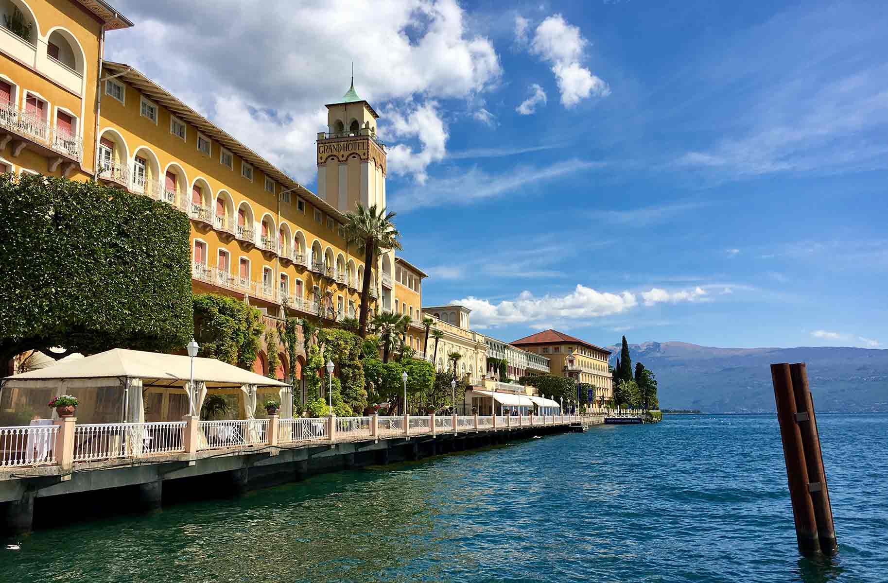 Gardone Riviera sul lago di Garda