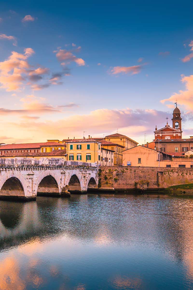 Rimini Emilia Romagna Ponte Romano