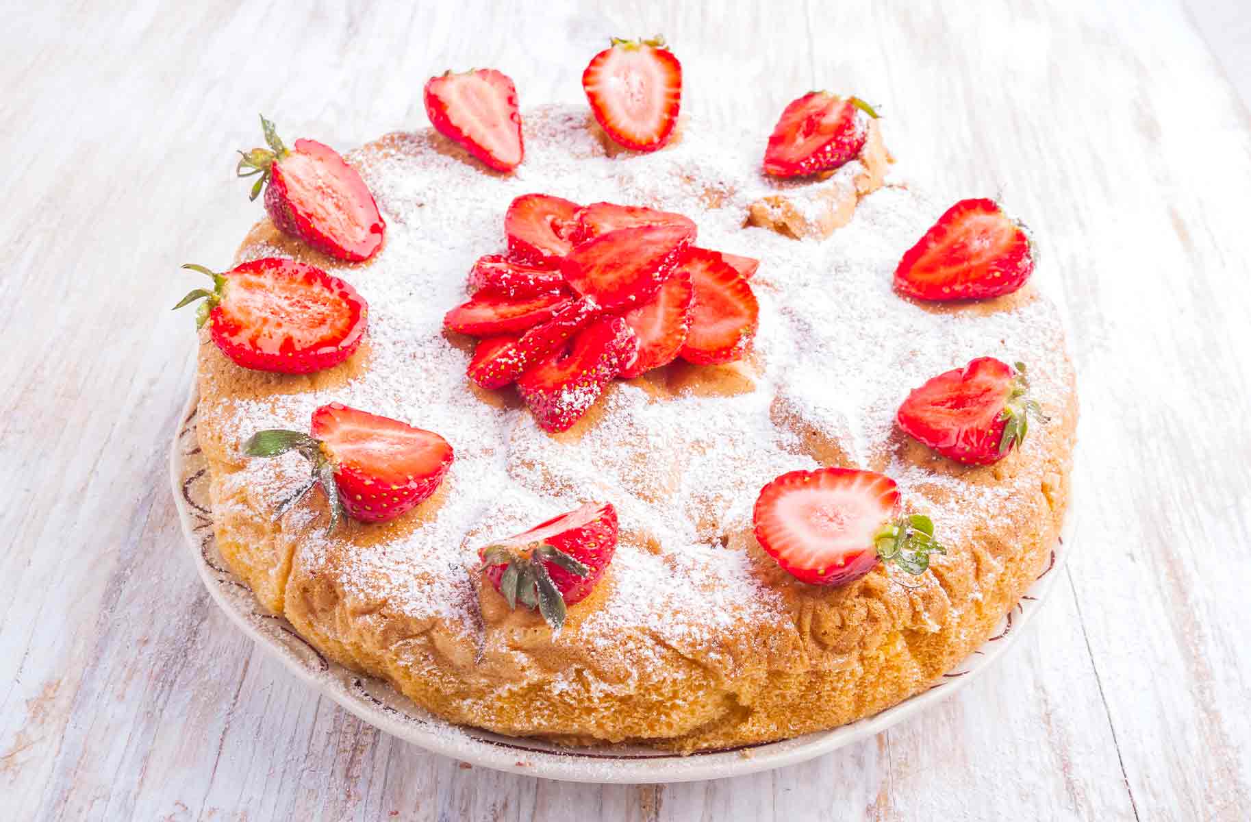 ricetta torta fragole e yogurt