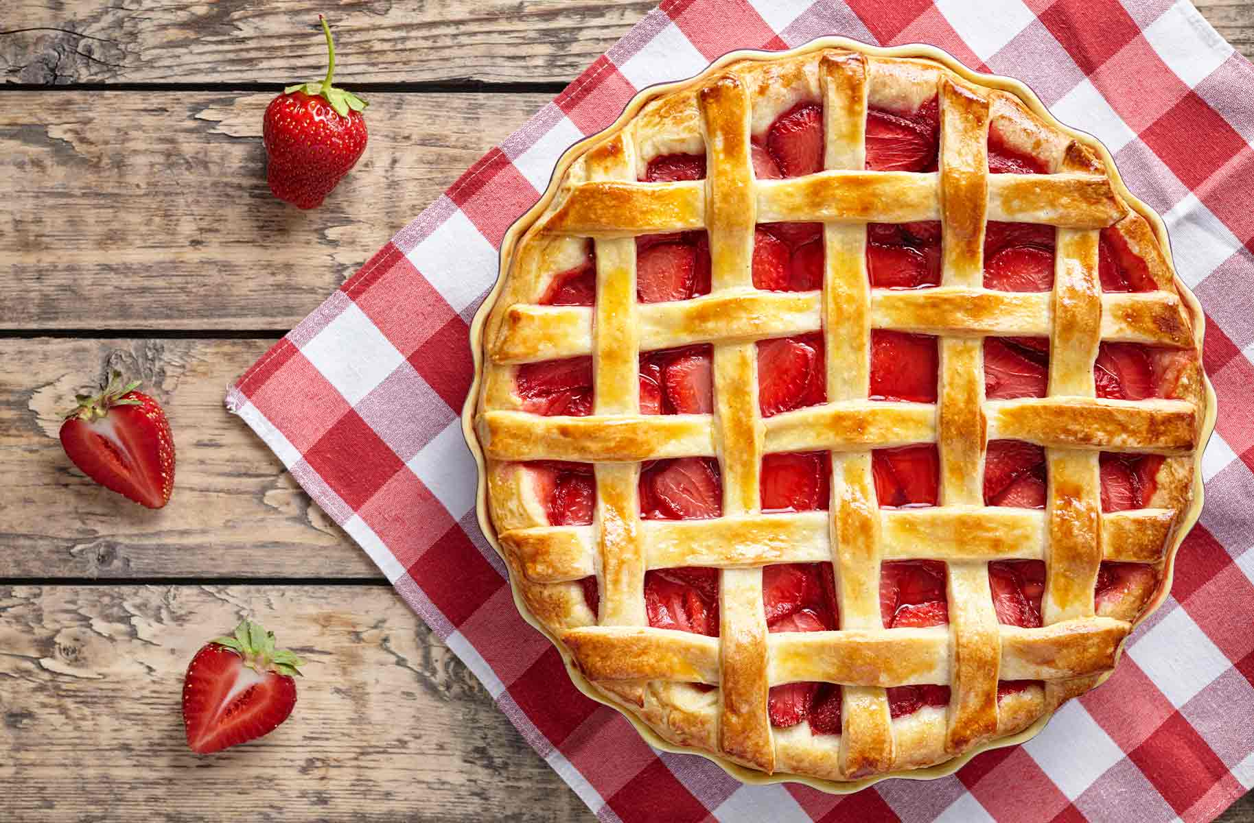 ricetta crostata di fragole