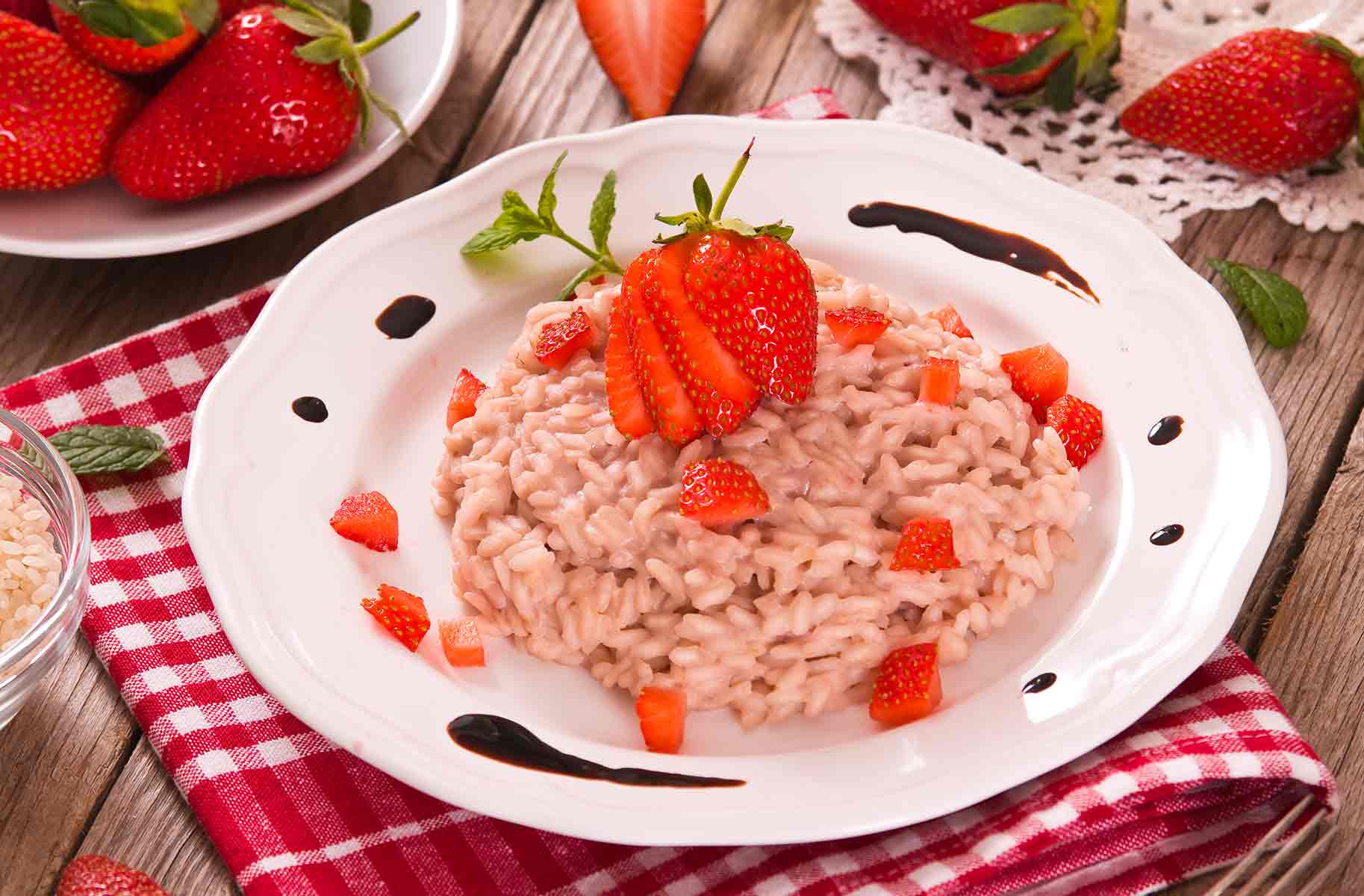 ricetta risotto fragole