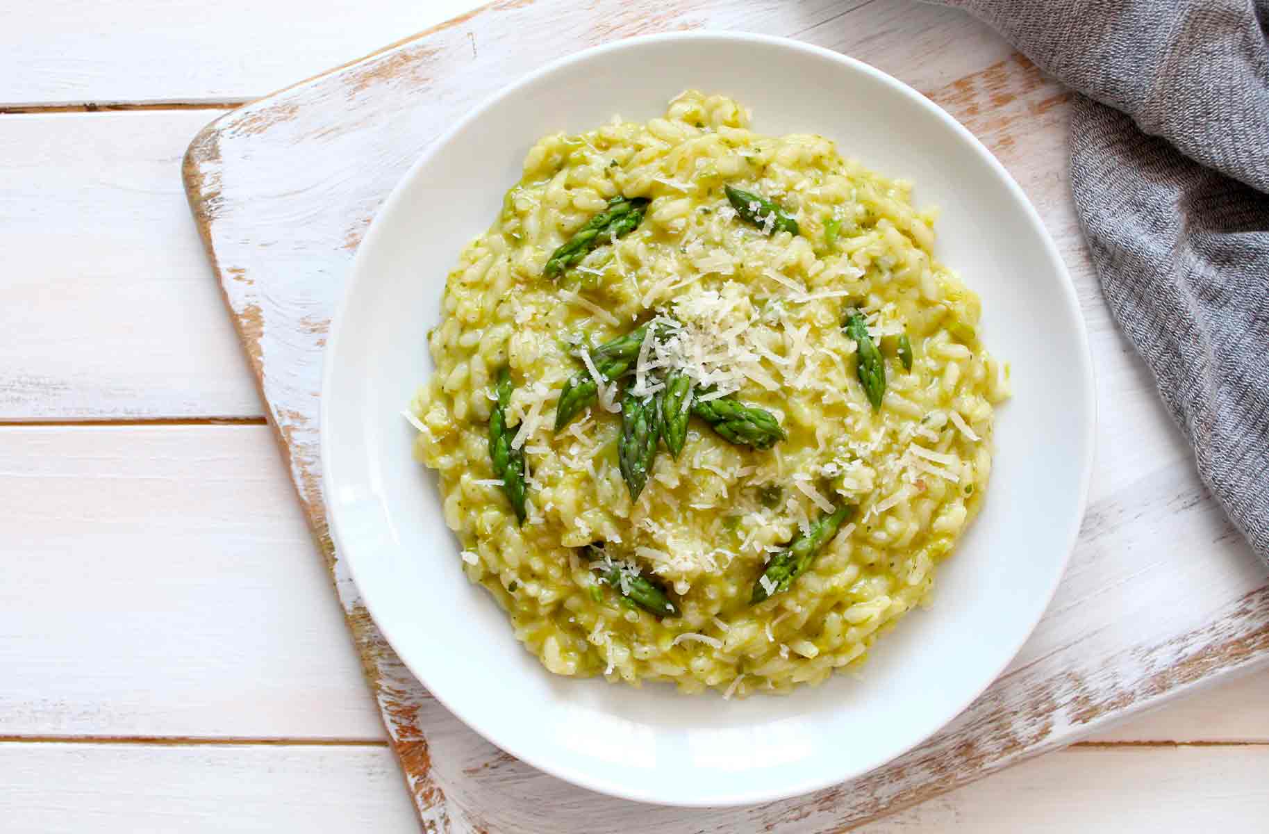 ricetta risotto asparagi il gigante centri commerciali