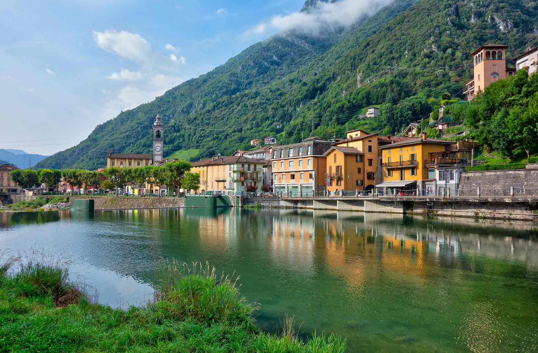 pista ciclabile in val brembana