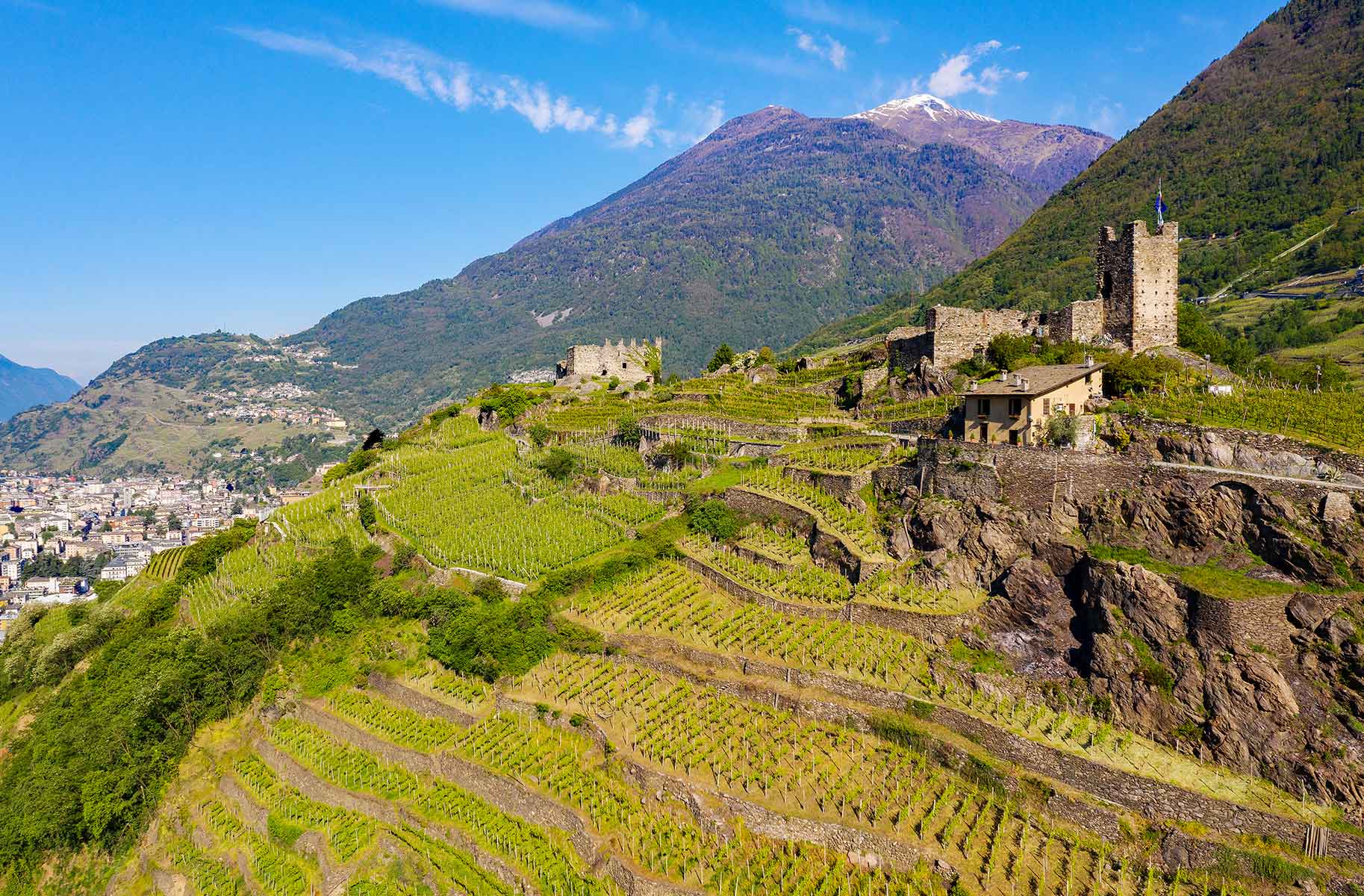 Castel Grumello luogo Fai in Valtellina