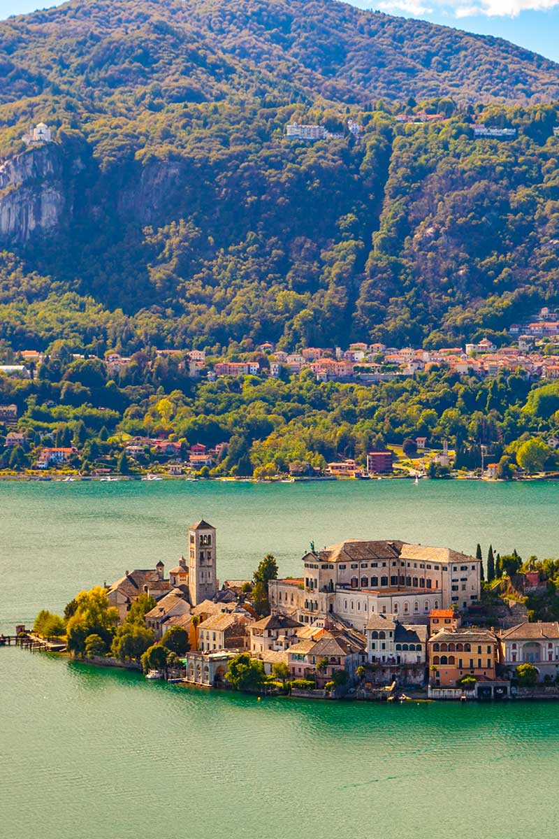 Panorama del lago d'Orta