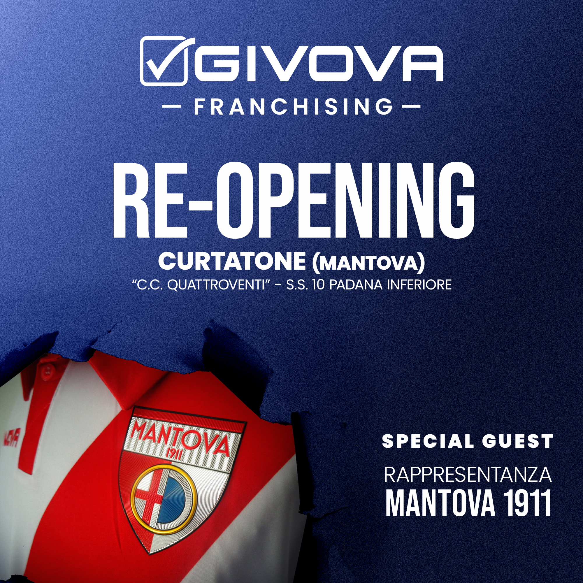 Riapertura Givova Store