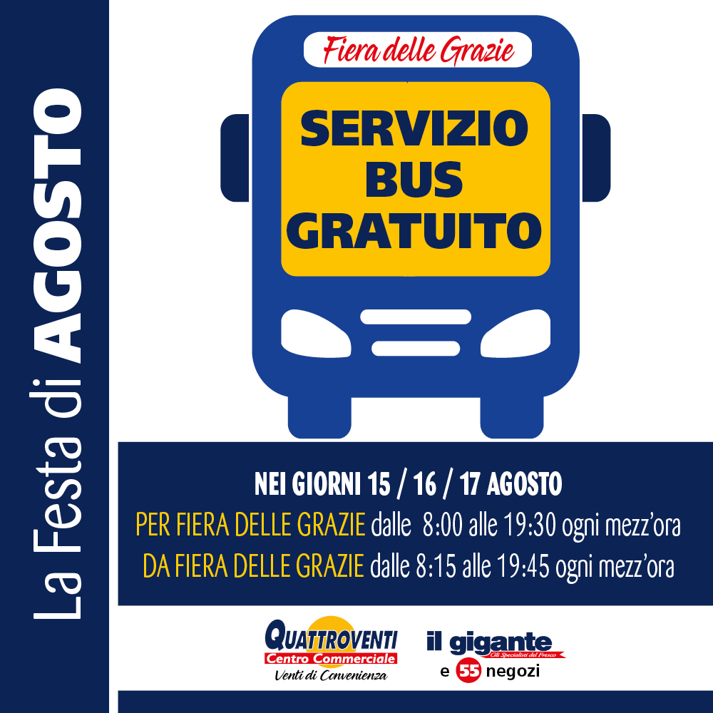 Servizio Bus Fiera delle Grazie