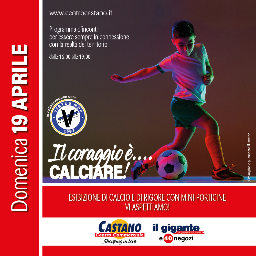 Il coraggio è calciare