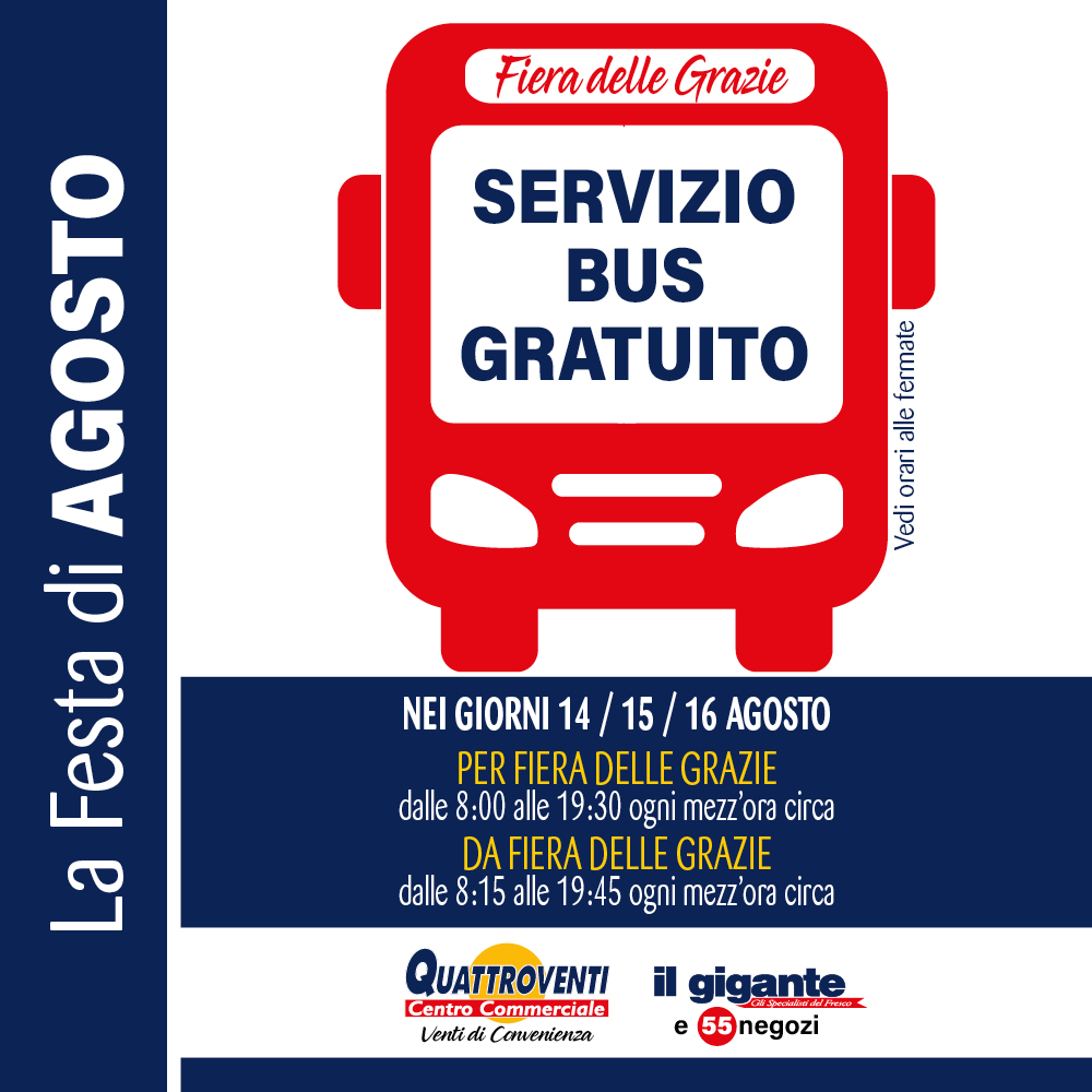 Servizio Bus Fiera delle Grazie