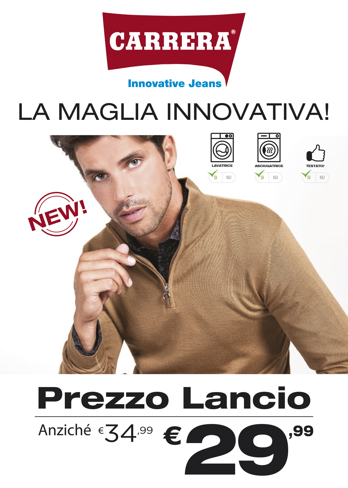 il gigante centri commerciali promozione maglioni uomo carrera