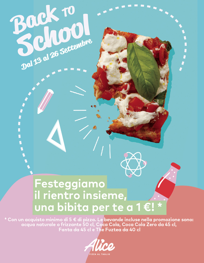 il gigante centri commerciali promozione alice pizza