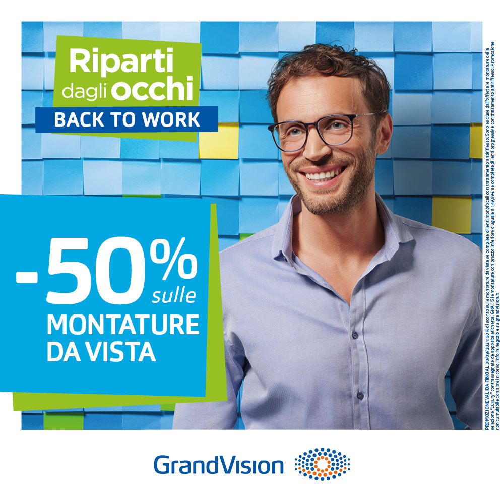 Il Gigante Centri Commerciali promozione occhiali da vista Grand Vision