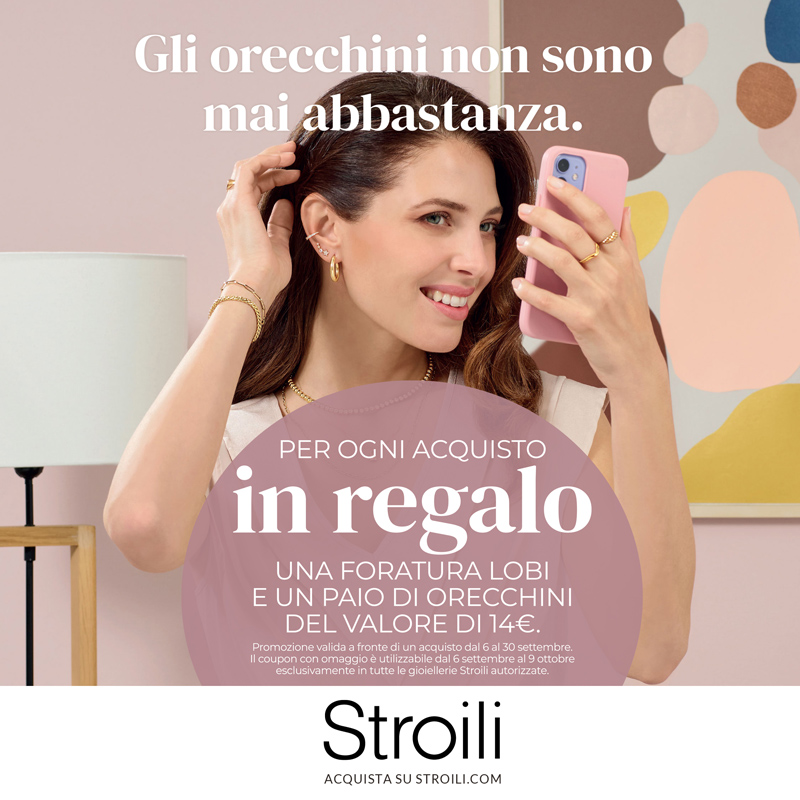il gigante centri commerciali promozione orecchini stroili