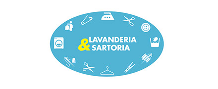 logo lavanderia e sartoria cesano